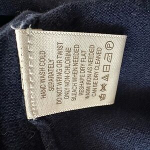 Tommy Bahama Deep Blue Cashmere Blend Top